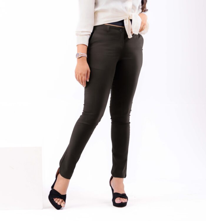 black Colour Ladies Cotton trouser