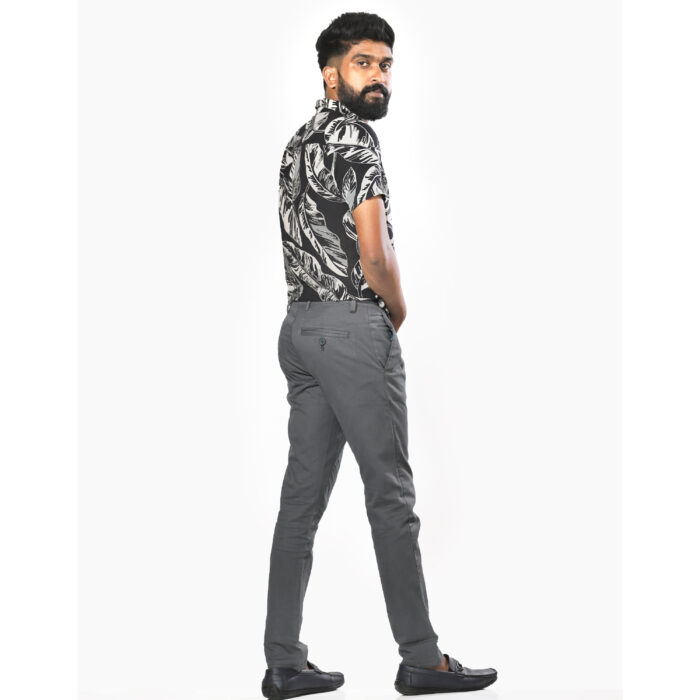 Dark Ash Colour Cotton pant